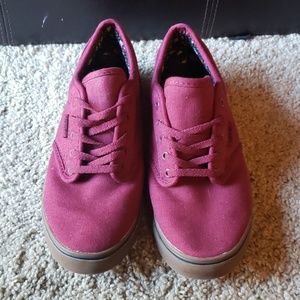 Maroon vans